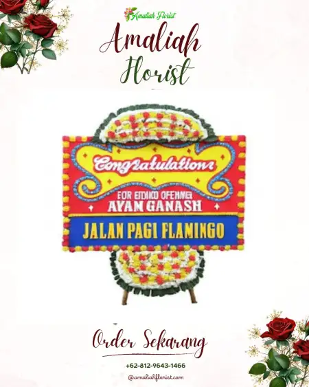 Sewa Papan Bunga Oba Tengah